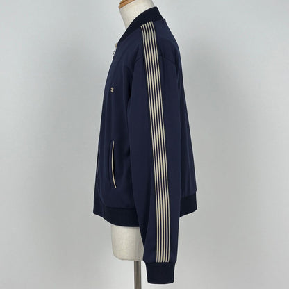 Celine Logo Track Jacket Charm Outer Jersey Polyester Navy — view 2