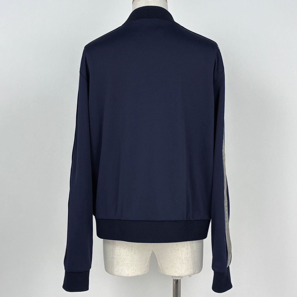 Celine Logo Track Jacket Charm Outer Jersey Polyester Navy — view 3
