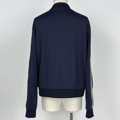 Celine Logo Track Jacket Charm Outer Jersey Polyester Navy — view 3