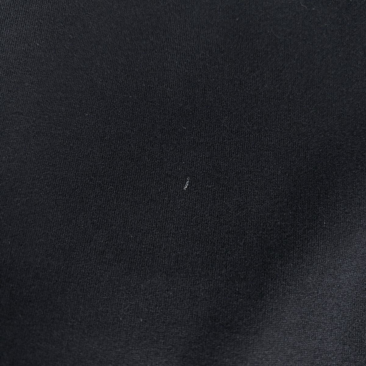 Hermes Embroidery Pocket Short Sleeve Dress Skirt Cotton Black — view 5