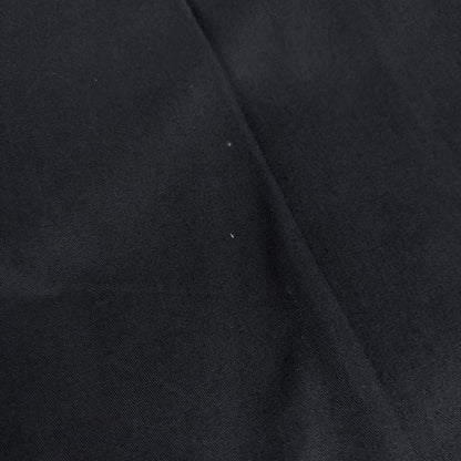 Chanel Logo Button Skirt Trapezoid Box Cotton Black — view 5