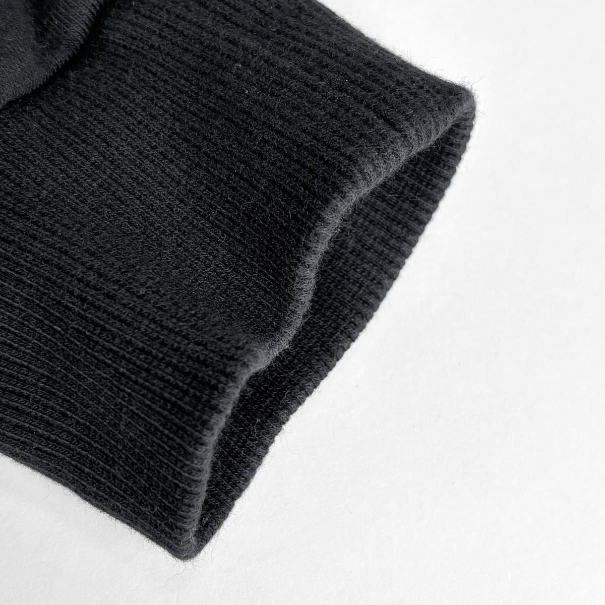 Celine Logo Pullover Cotton Fleece Hoodie Black — view 4