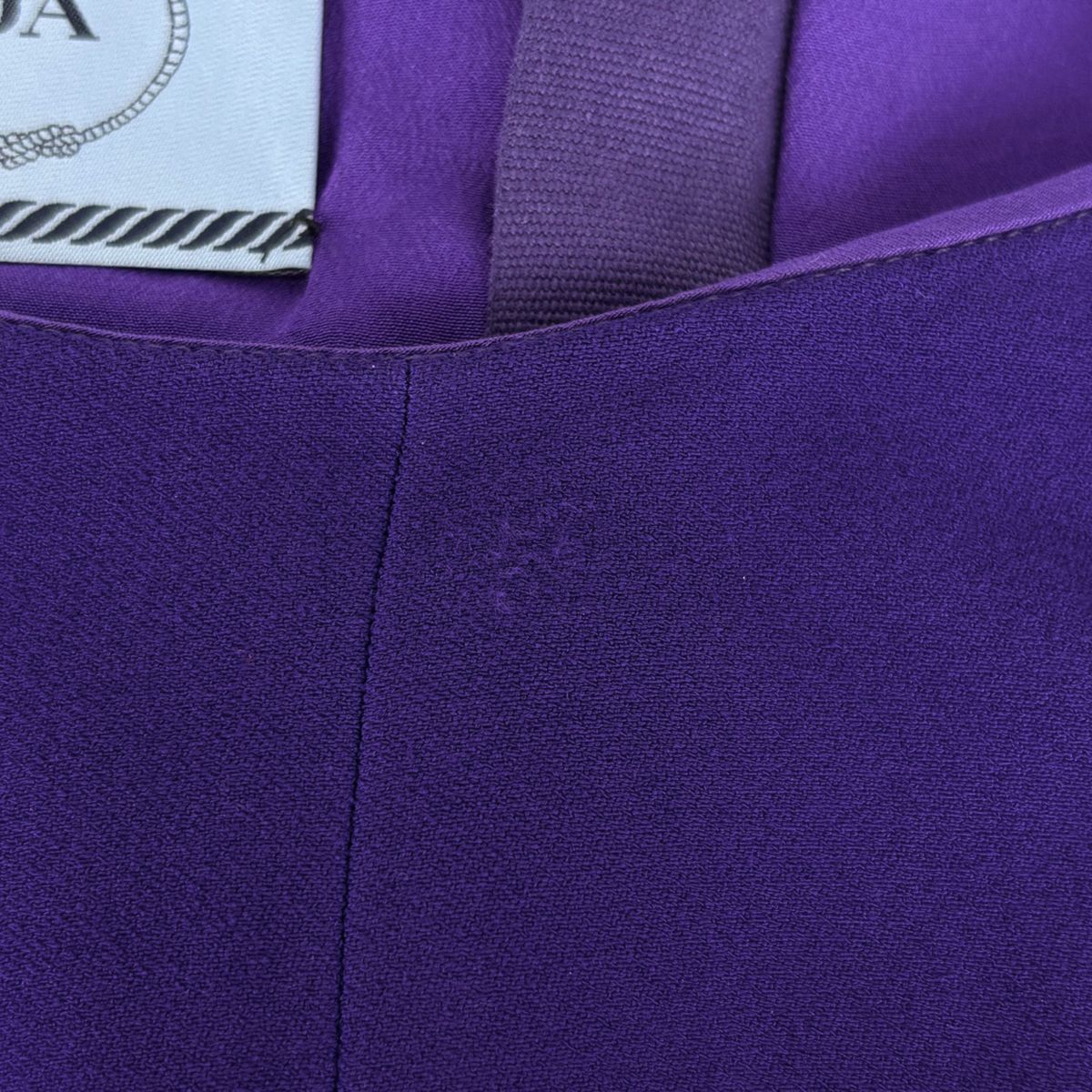 Prada Sleeveless Dress Skirt Purple — view 5