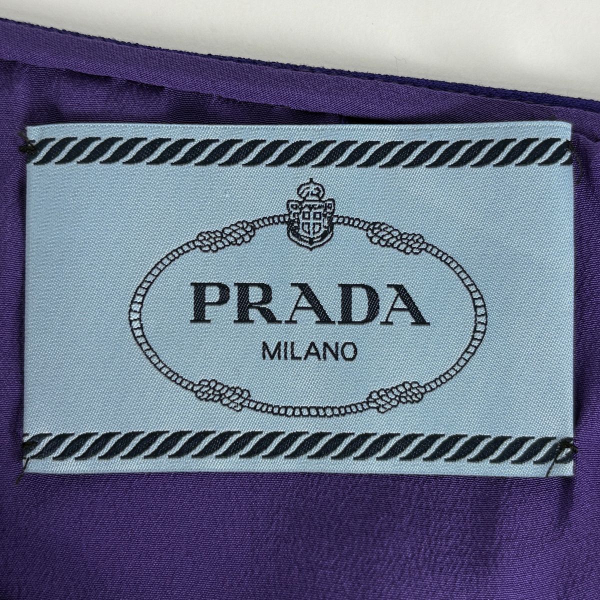 Prada Sleeveless Dress Skirt Purple — view 8