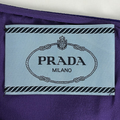 Prada Sleeveless Dress Skirt Purple — view 8