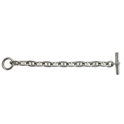 Hermes Chaine D'ancre TGM 12 Links 925 Sterling Silver Chain Bracelet 0424 — view 6