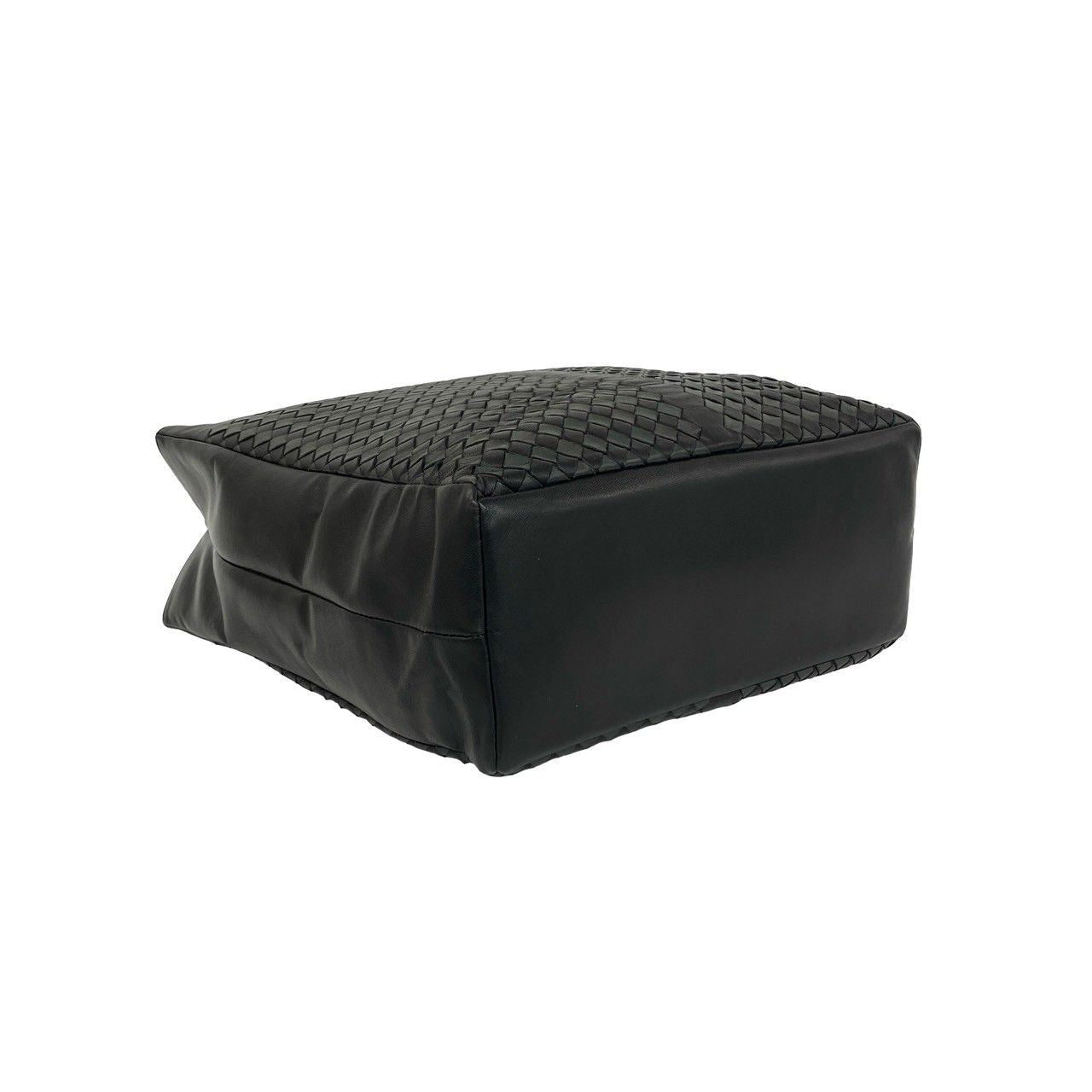 Bottega Veneta Intrecciato Leather Tote Business Black — view 7