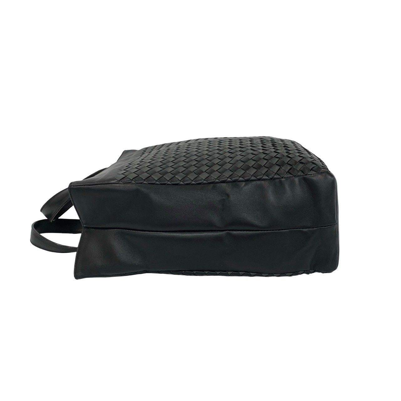 Bottega Veneta Intrecciato Leather Tote Business Black — view 5