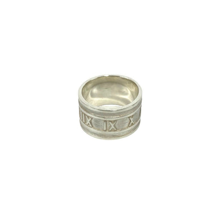 Tiffany & Co Box Atlas Wide Ring 925 Sterling Silver No 10 — view 6
