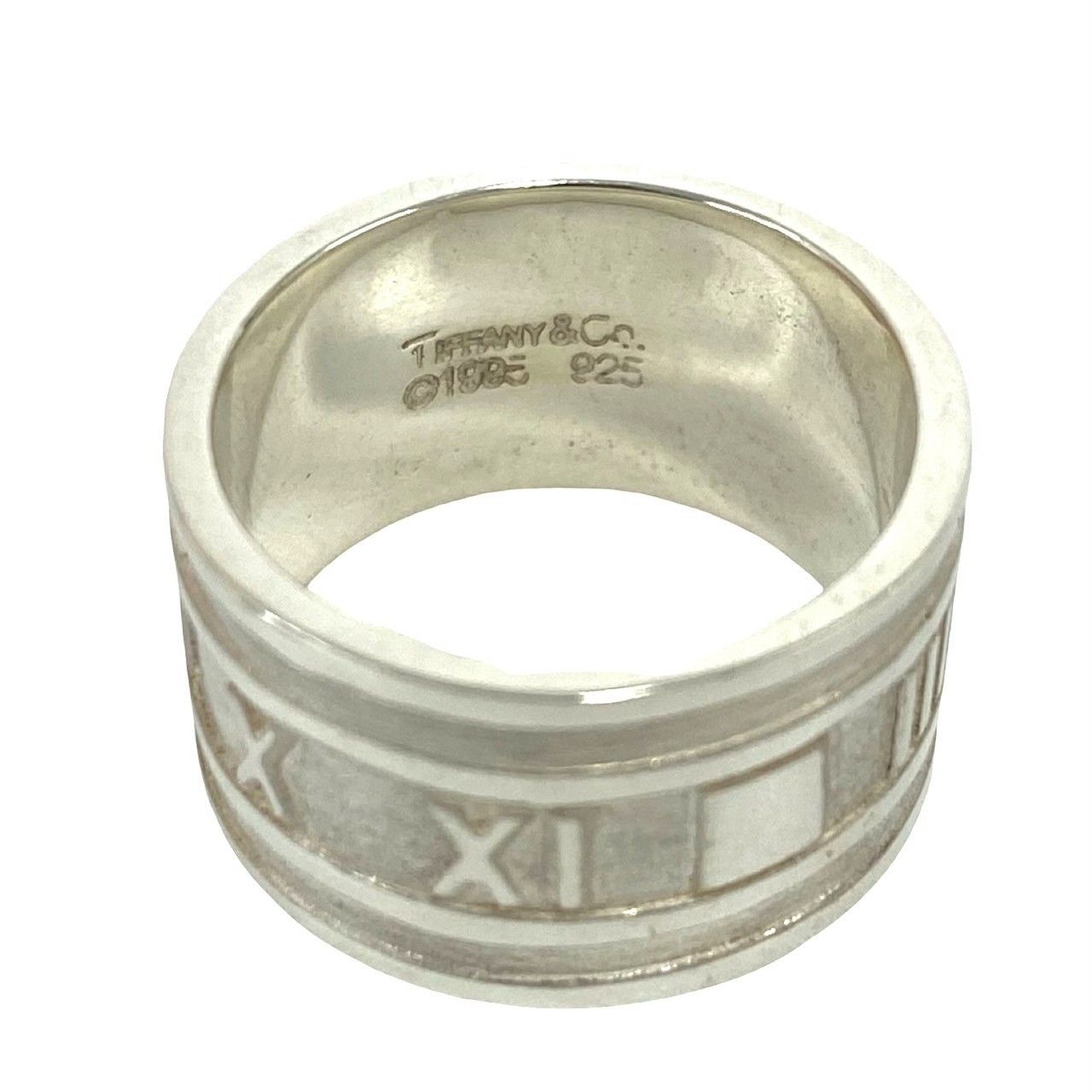 Tiffany & Co Box Atlas Wide Ring 925 Sterling Silver No 10 — view 3
