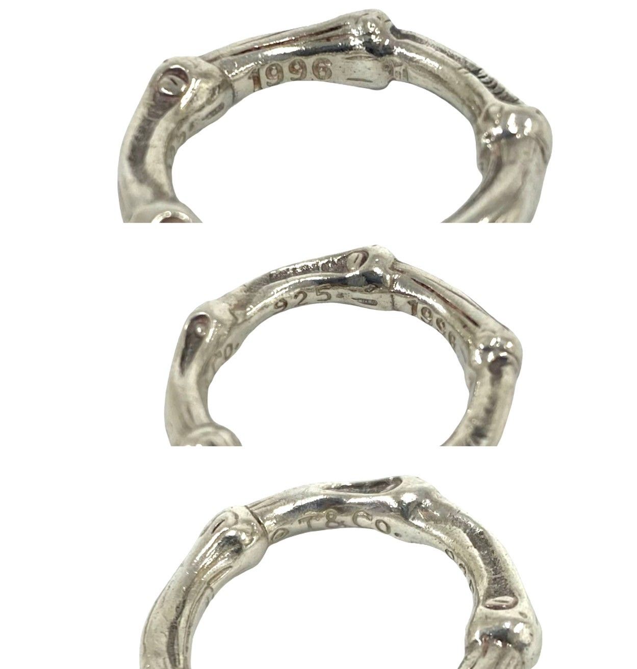 Tiffany & Co Bamboo Ring 925 Sterling Silver — view 3