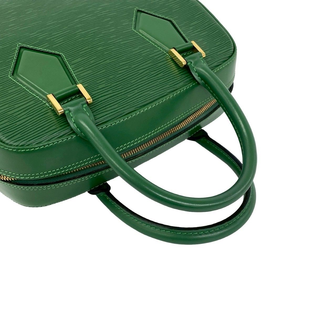 Louis Vuitton Vintage Sa Blanc Epi Leather Mini Boston Bag Borneo Green — view 4