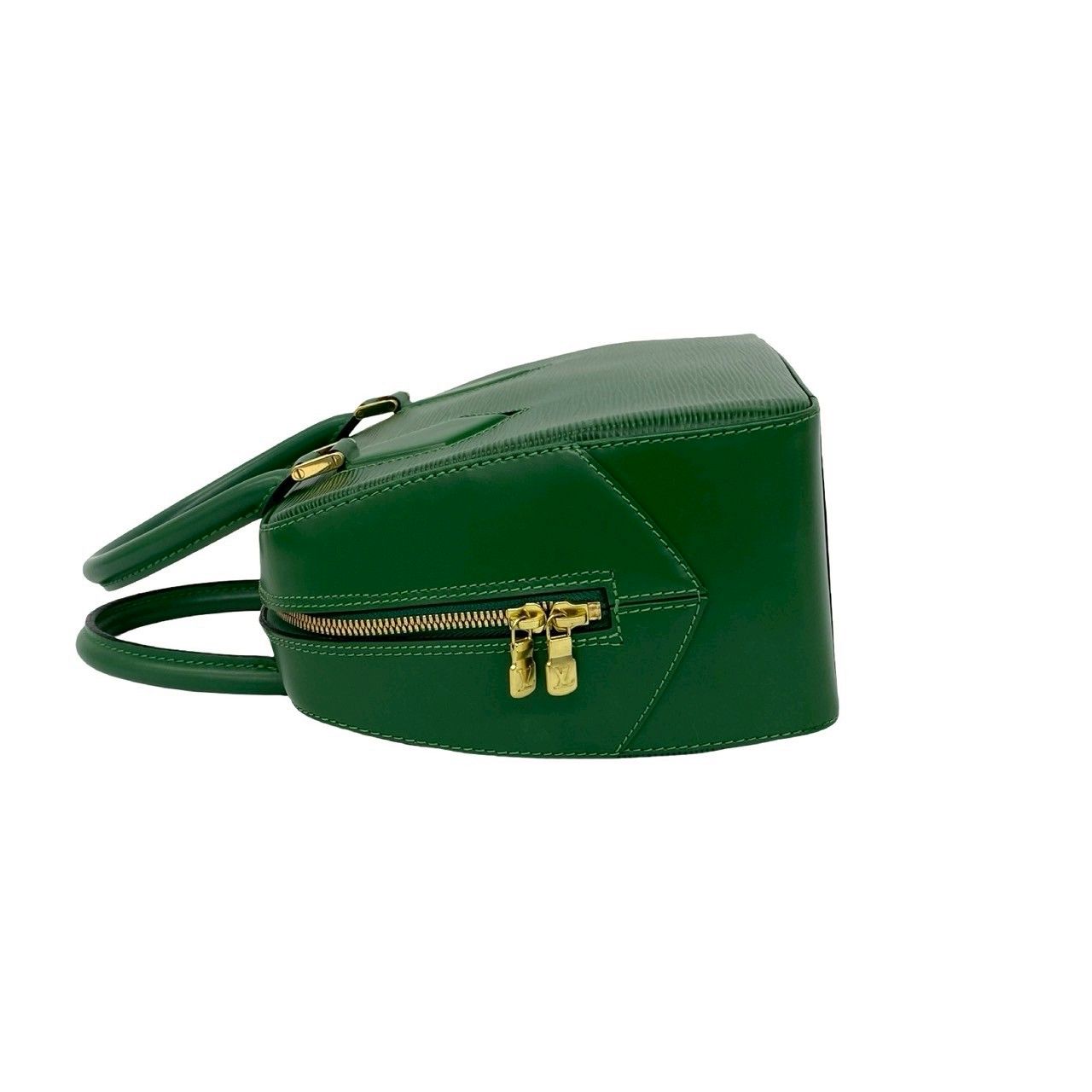 Louis Vuitton Vintage Sa Blanc Epi Leather Mini Boston Bag Borneo Green — view 5