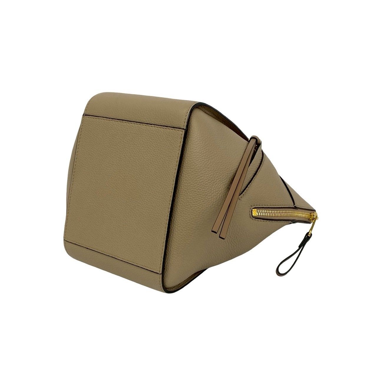 Loewe Hammock Compact Anagram Logo Leather 2-Way Shoulder Bag Beige — view 8