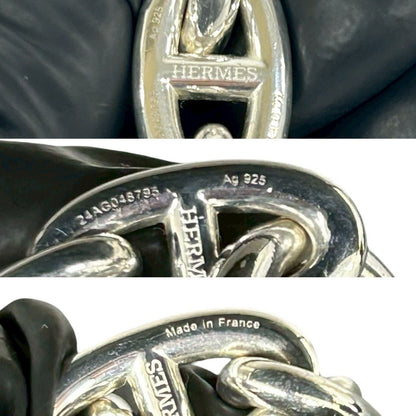 Hermes Chaine D'ancre GM 13 Pieces 925 Sterling Silver Chain Bracelet 0423 — view 3