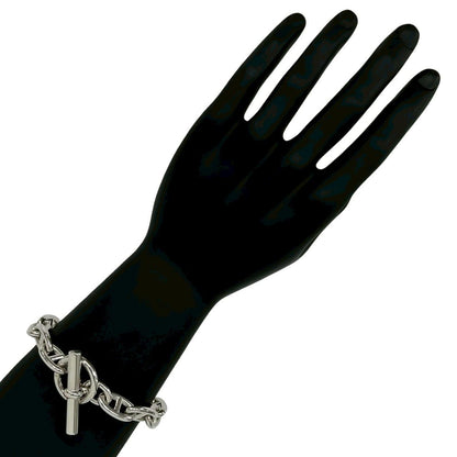 Hermes Chaine D'ancre GM 13 Pieces 925 Sterling Silver Chain Bracelet 0423 — view 2