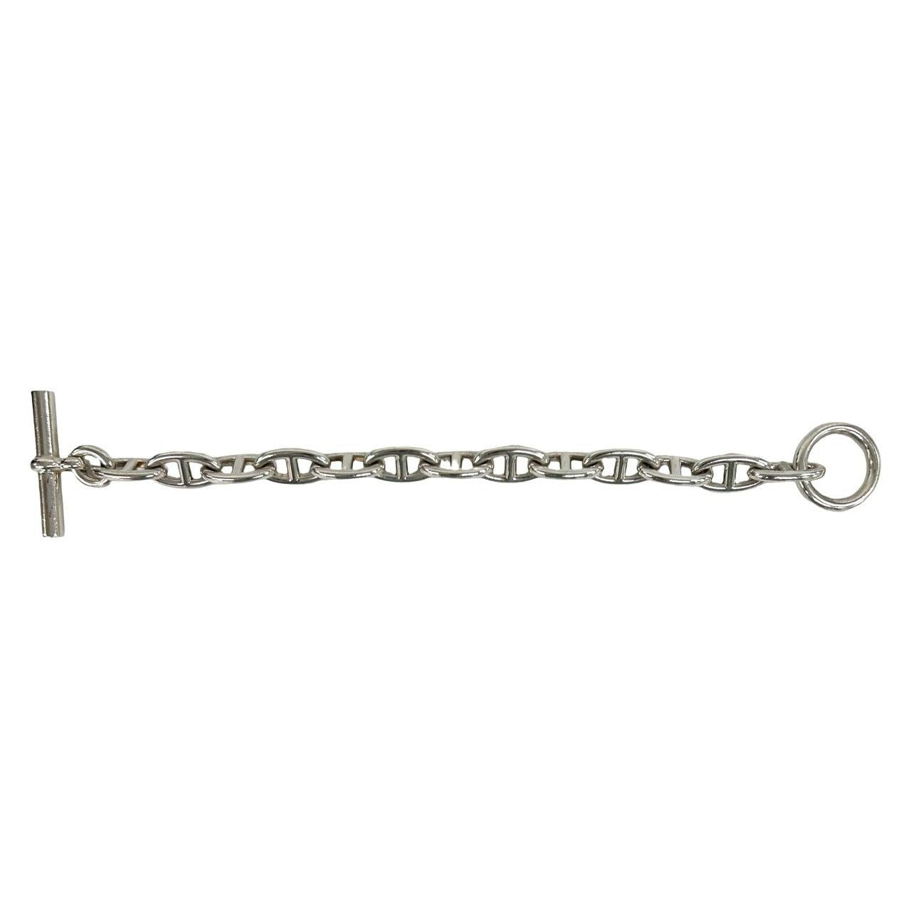 Hermes Chaine D'ancre GM 13 Pieces 925 Sterling Silver Bracelet Chain — view 5