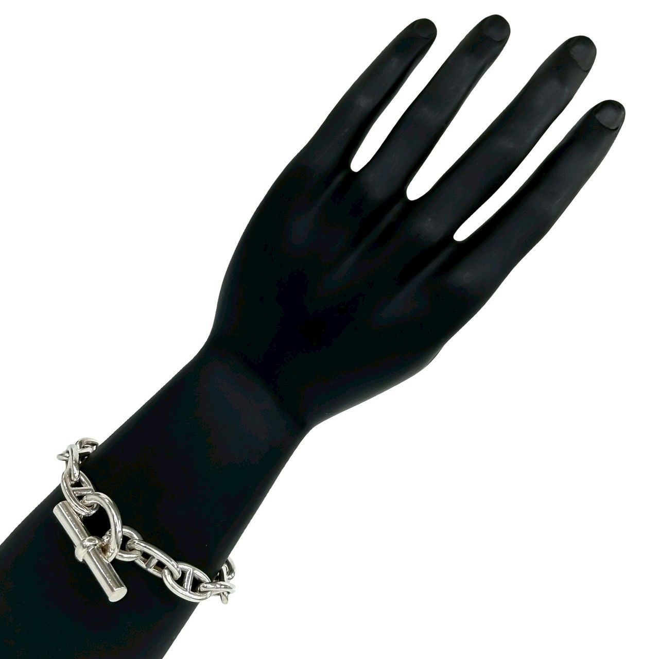 Hermes Chaine D'ancre GM 13 Pieces 925 Sterling Silver Bracelet Chain — view 2