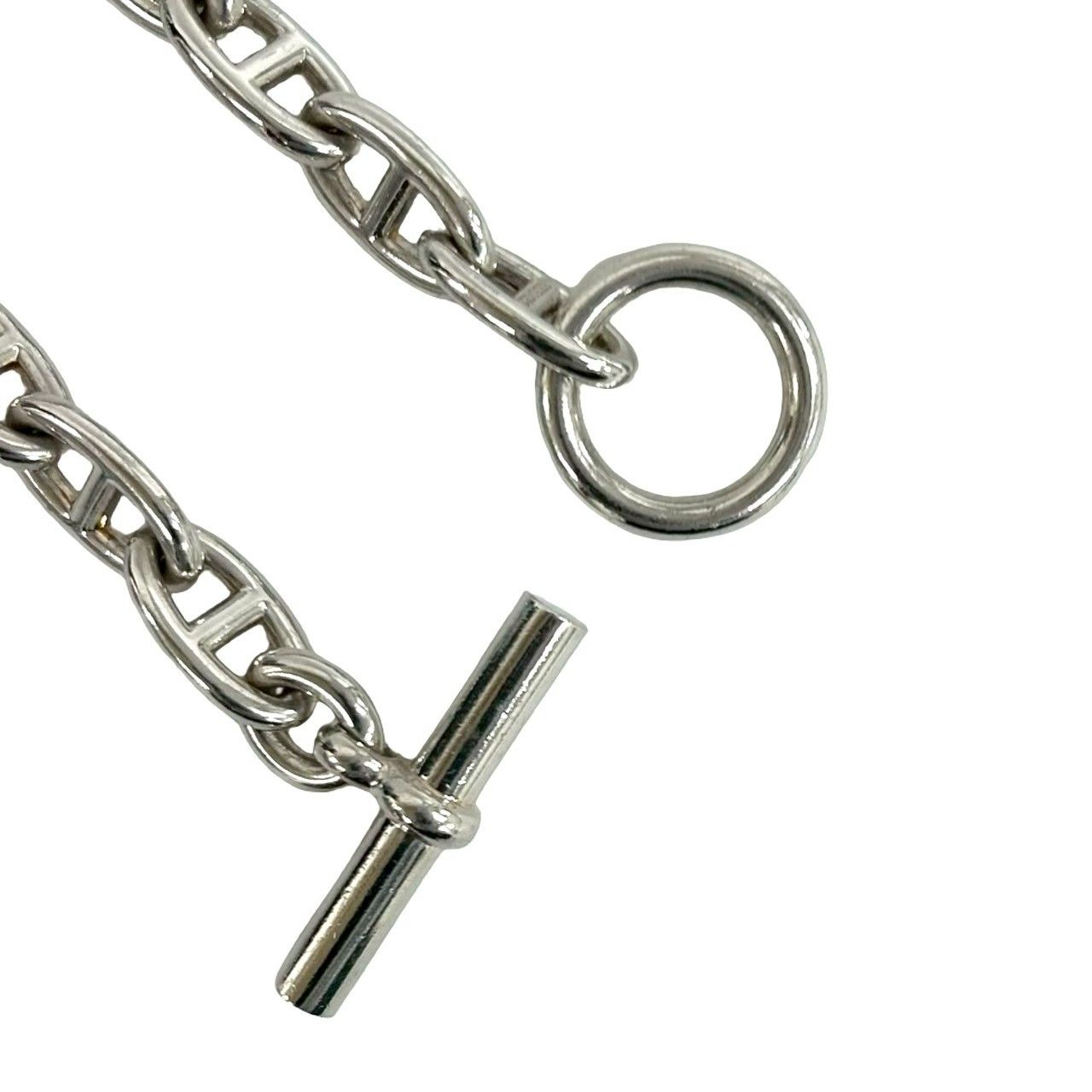 Hermes Chaine D'ancre GM 13 Pieces 925 Sterling Silver Bracelet Chain — view 4