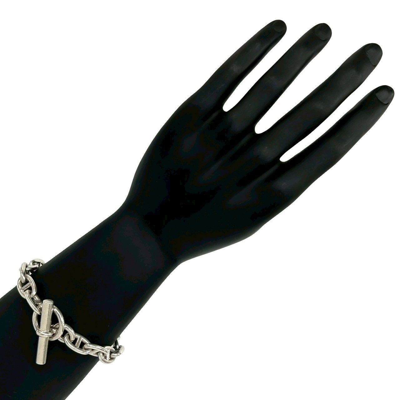 Hermes Chaine D'ancre MM 16 Pieces 925 Sterling Silver Bracelet Chain 0423 — view 2