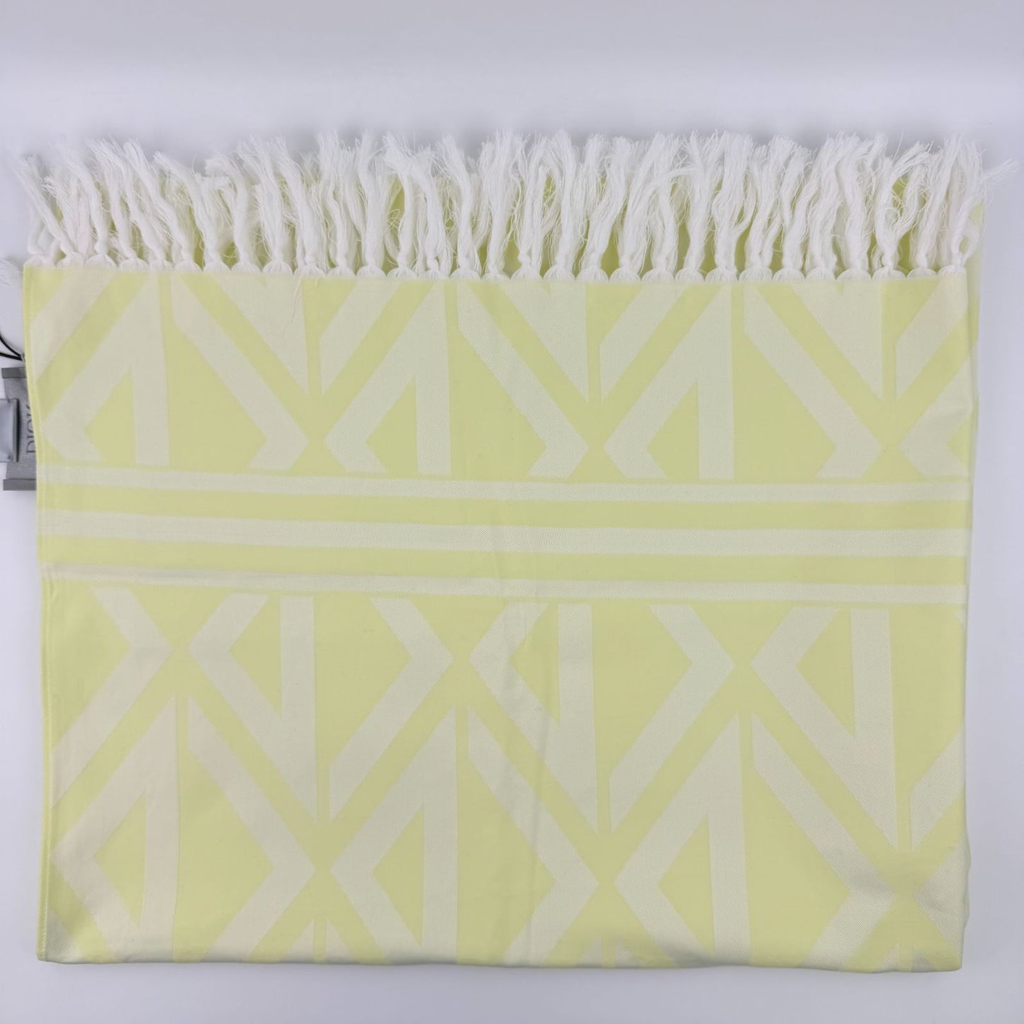 Dior Yellow Cotton Vintage Scarf — view 4