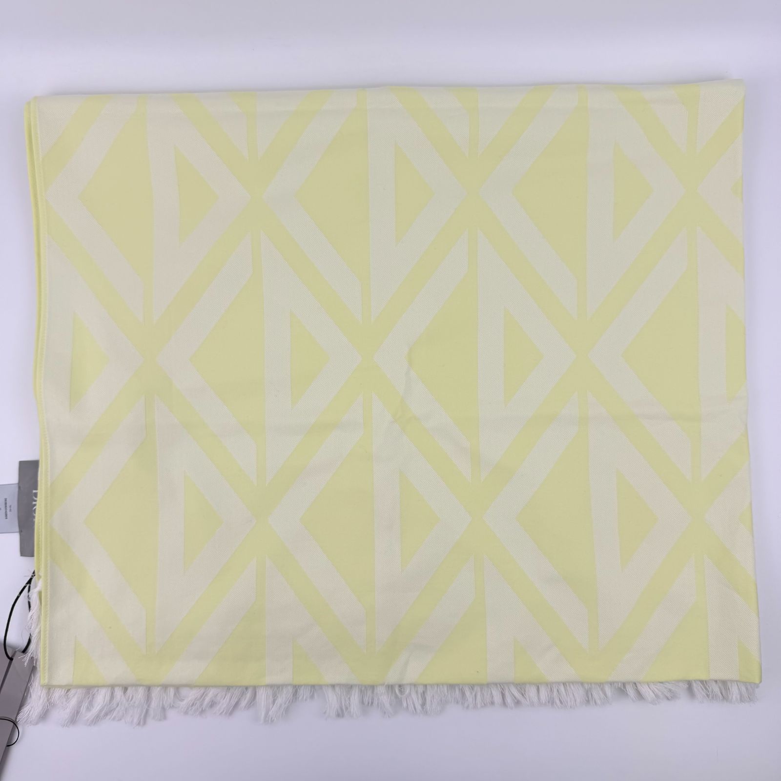 Dior Yellow Cotton Vintage Scarf — view 3