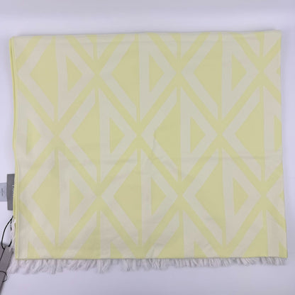 Dior Yellow Cotton Vintage Scarf — view 3
