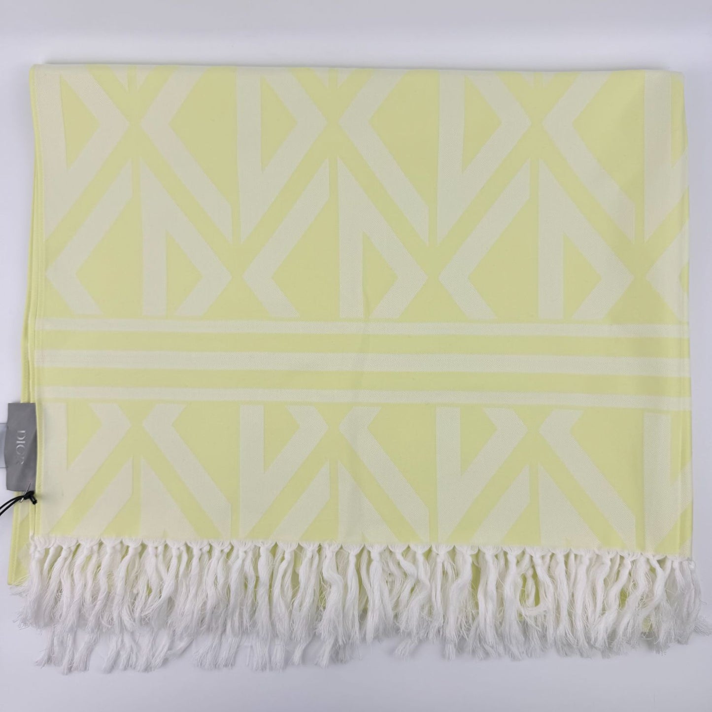 Dior Yellow Cotton Vintage Scarf — view 5