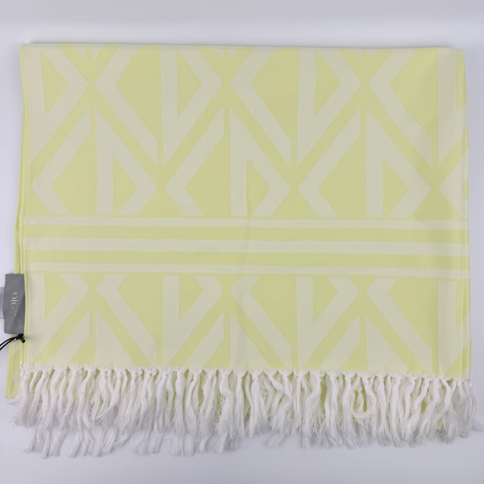 Dior Yellow Cotton Vintage Scarf — view 5