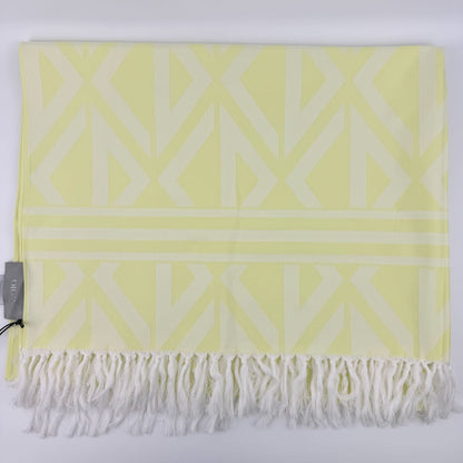 Dior Yellow Cotton Vintage Scarf — view 5
