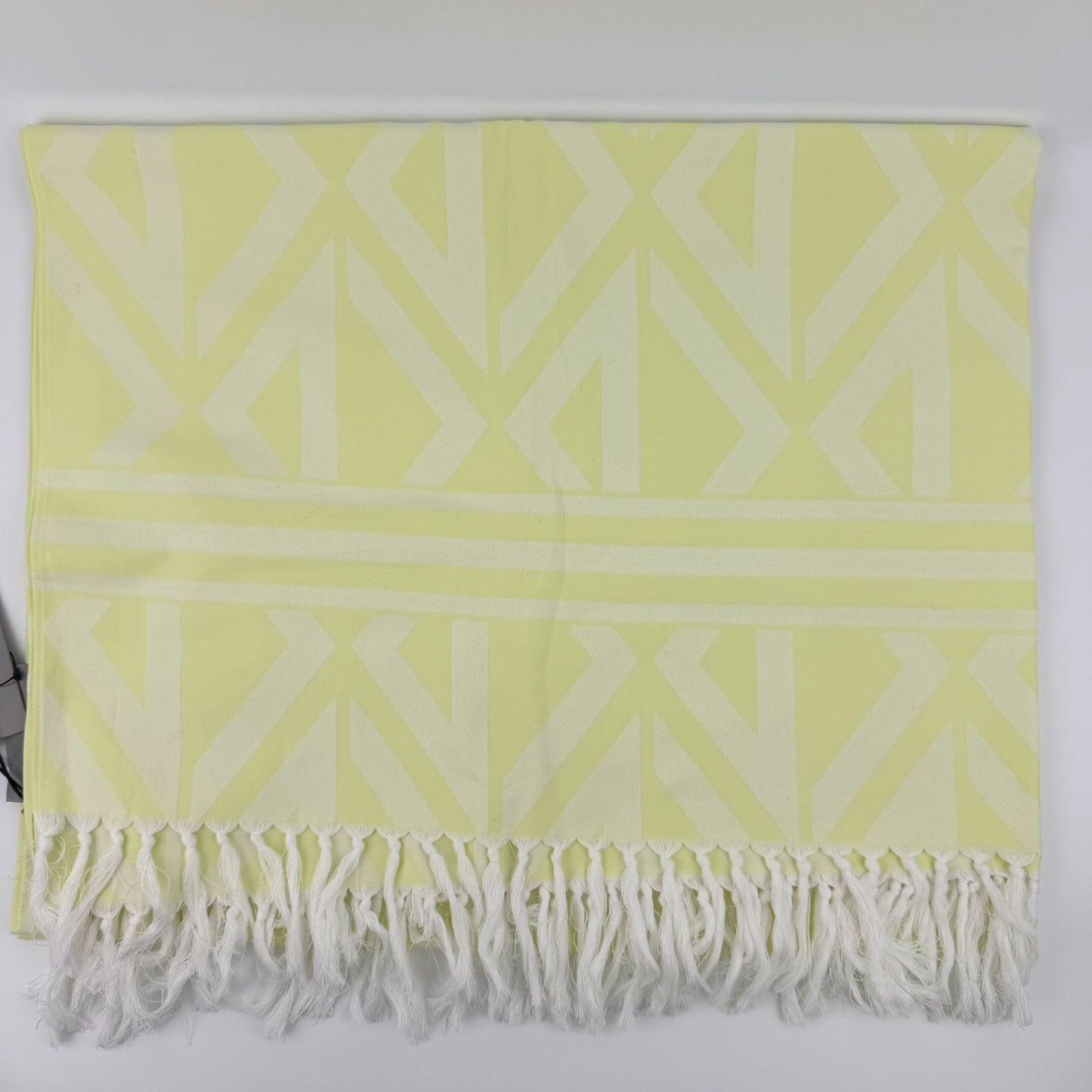Dior Yellow Cotton Vintage Scarf