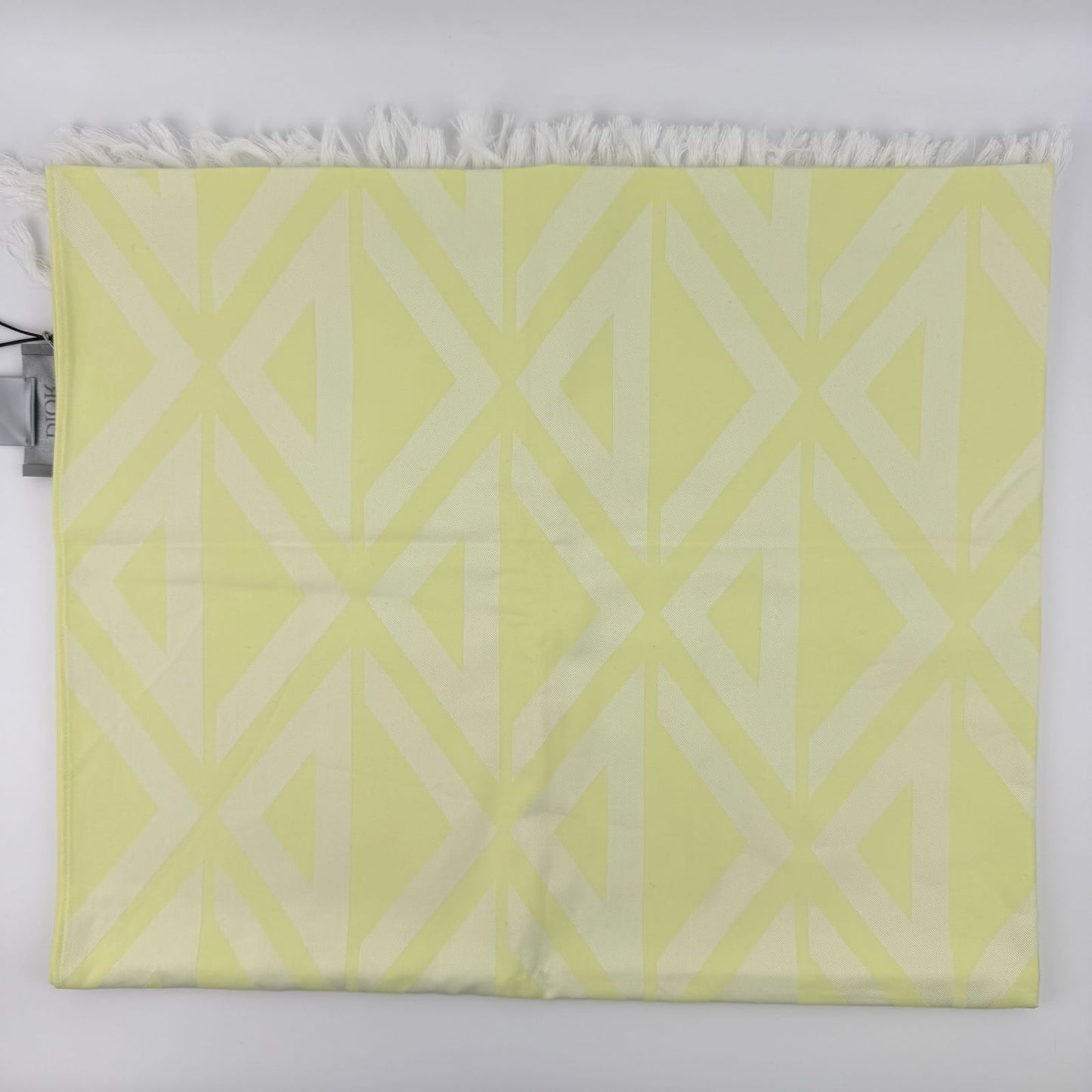 Dior Yellow Cotton Vintage Scarf — view 2