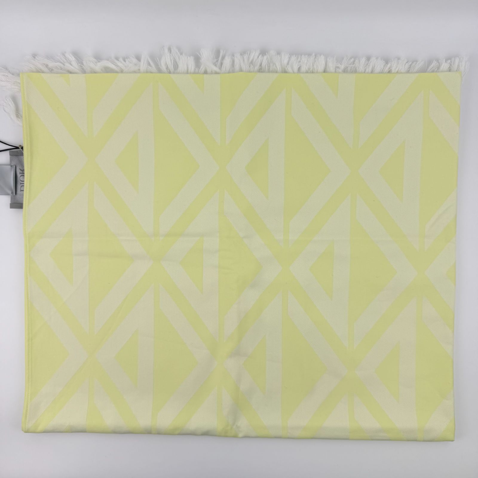 Dior Yellow Cotton Vintage Scarf — view 2