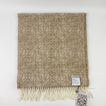 Loewe Anagram Beige le Cashmere Vintage Scarf — view 6