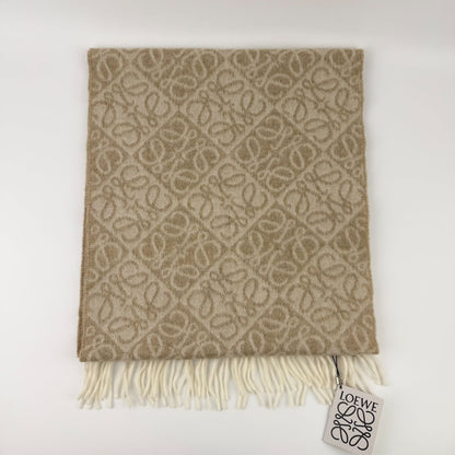 Loewe Anagram Beige le Cashmere Vintage Scarf — view 4
