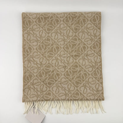 Loewe Anagram Beige le Cashmere Vintage Scarf — view 3