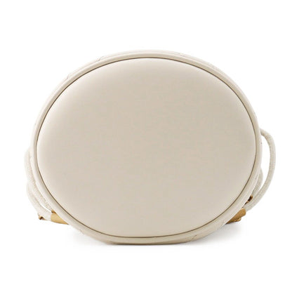 Gucci Chain Shoulder Bag GG Marmont Mini Small Quilted Drawstring White — view 3