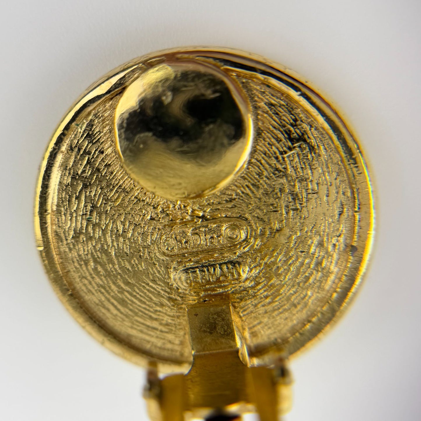 Dior le Earrings Gold Vintage — view 9