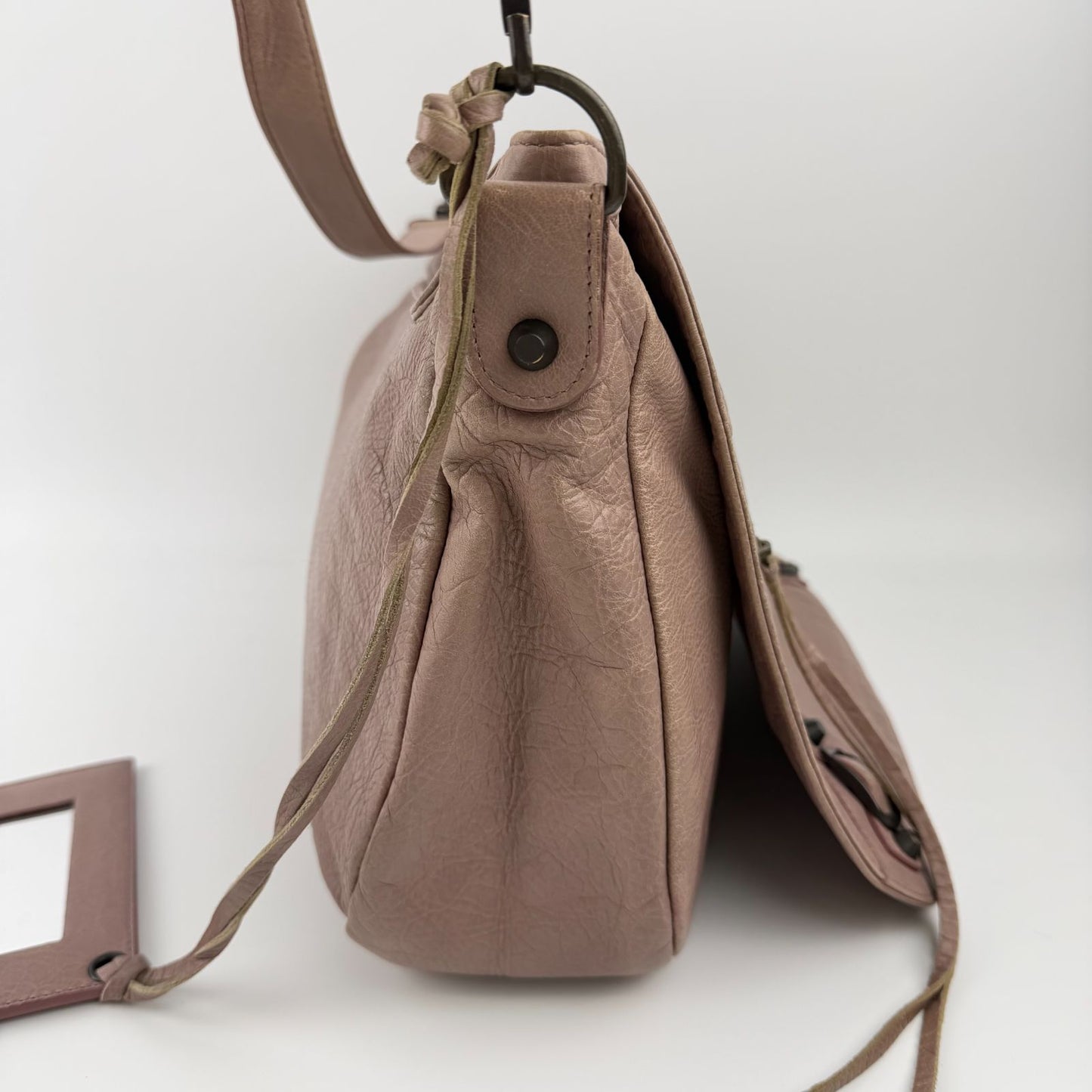 Balenciaga Shoulder Bag Pink Leather Vintage — view 6