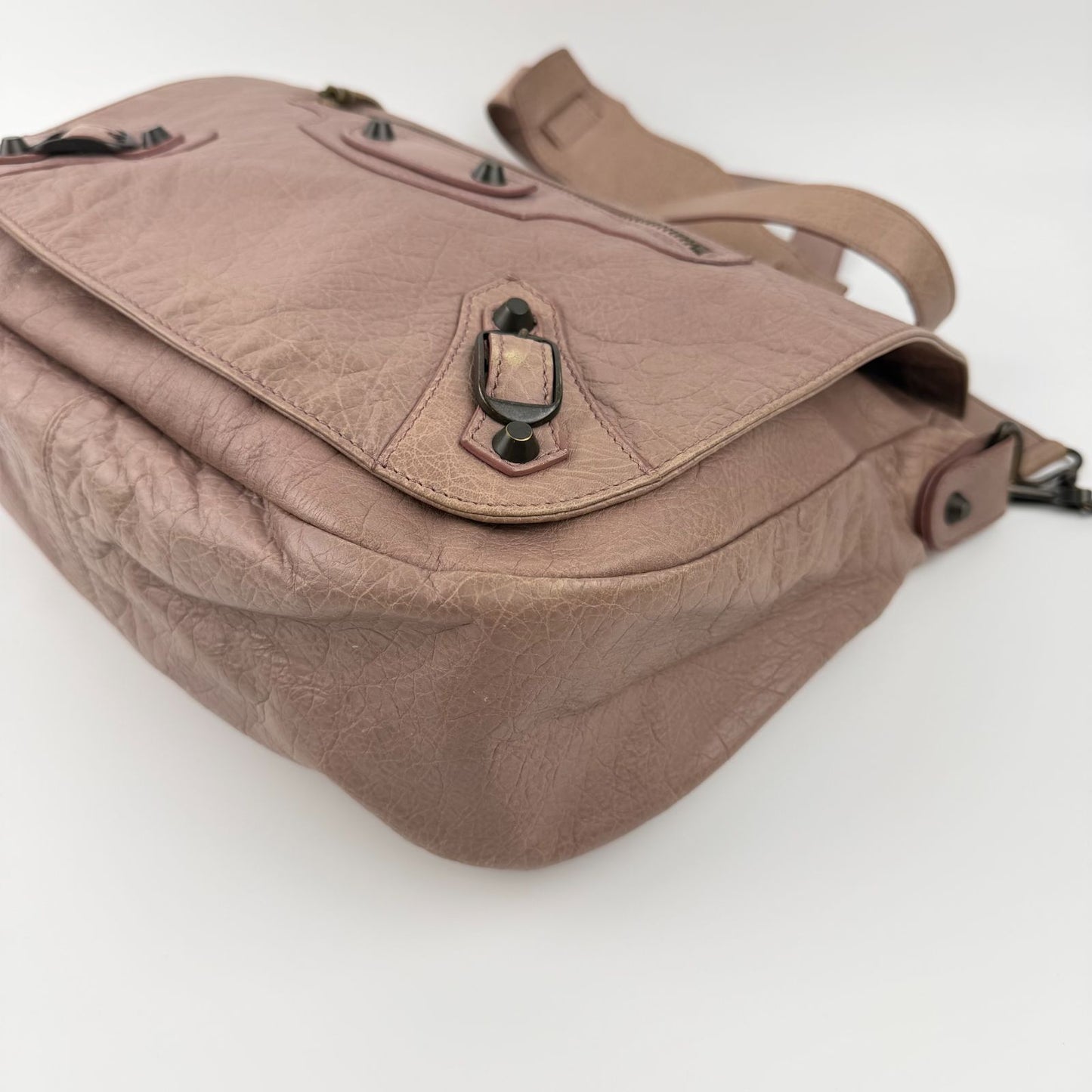 Balenciaga Shoulder Bag Pink Leather Vintage — view 9