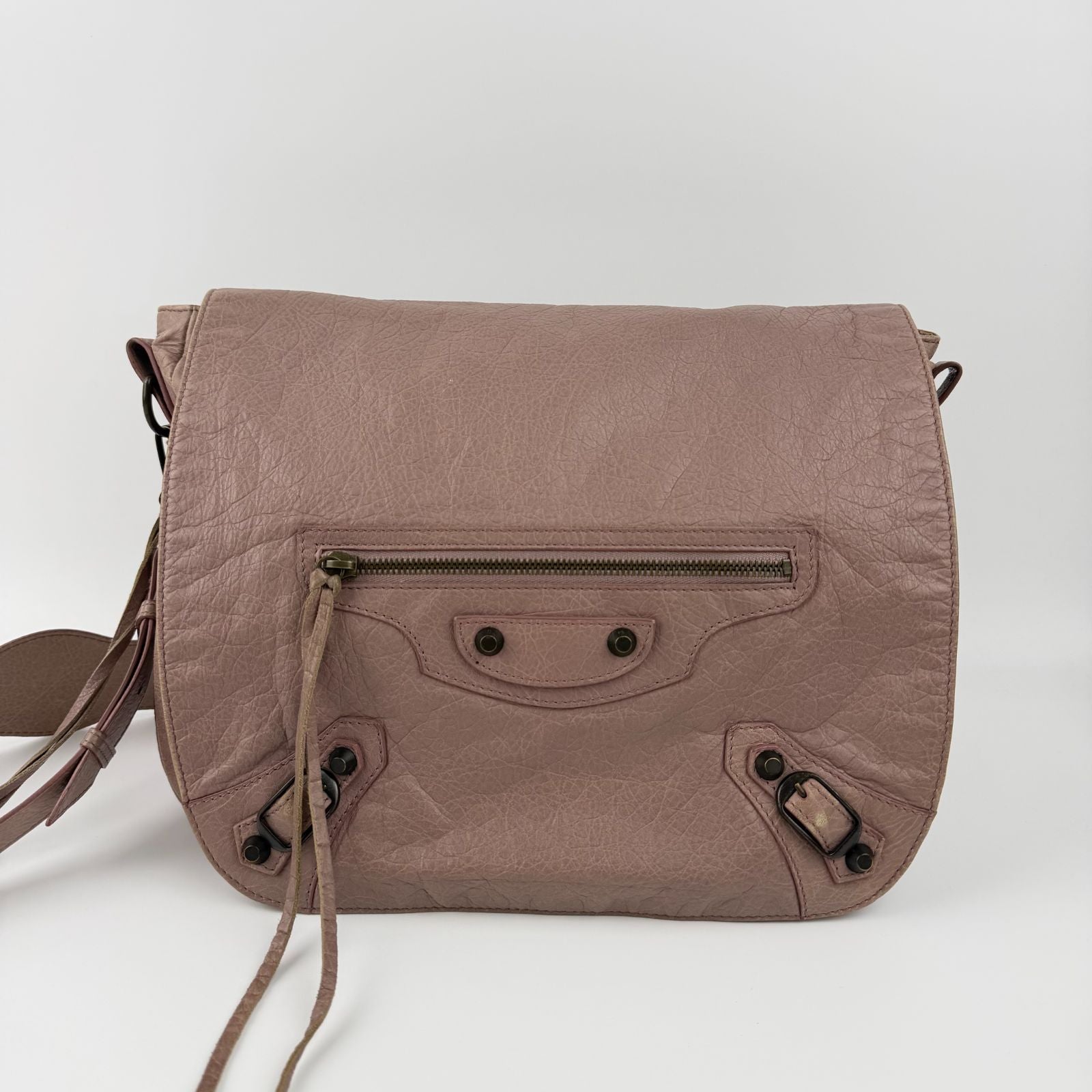 Balenciaga Shoulder Bag Pink Leather Vintage — view 3