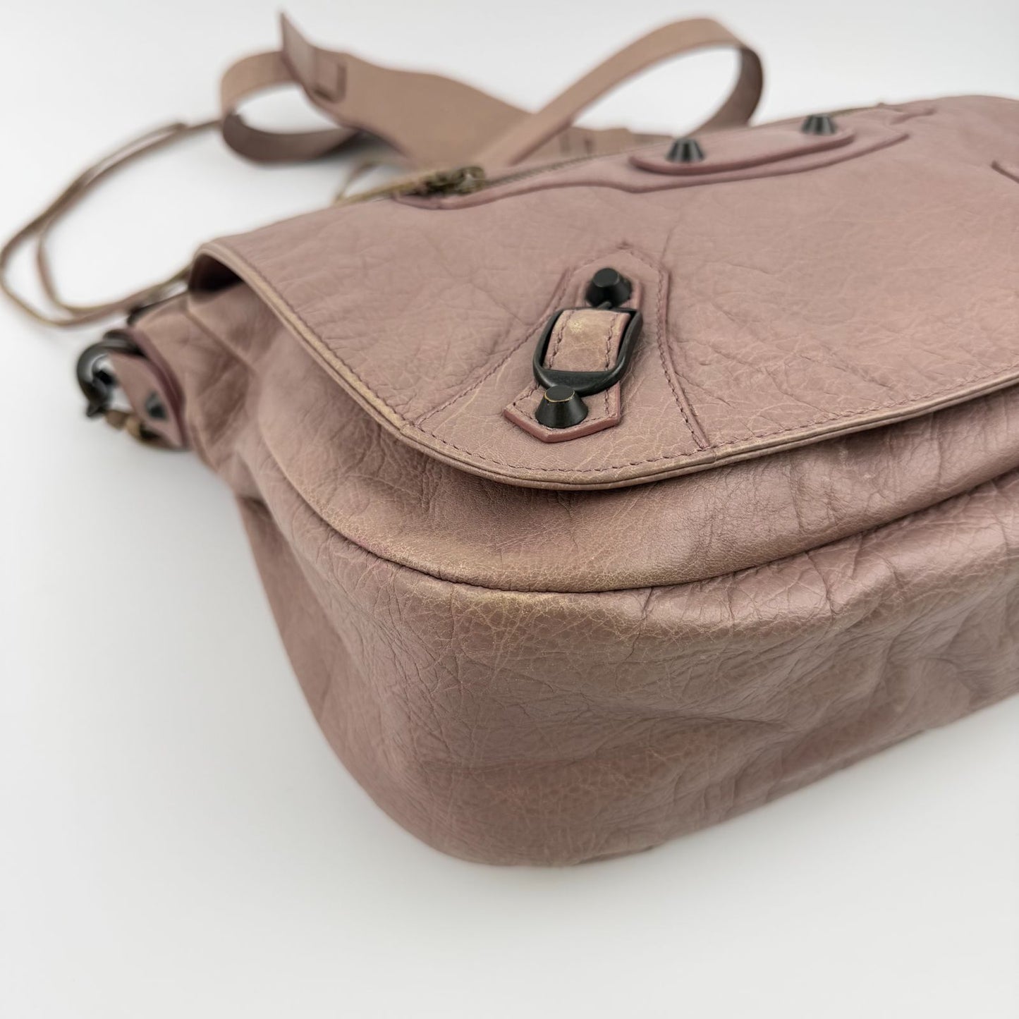 Balenciaga Shoulder Bag Pink Leather Vintage — view 8