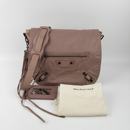 Balenciaga Shoulder Bag Pink Leather Vintage — view 2