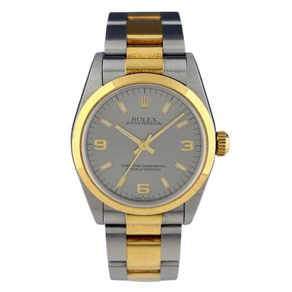 Rolex Oyster Perpetual Watch SS YG Automatic Winding Gray Boys — view 2