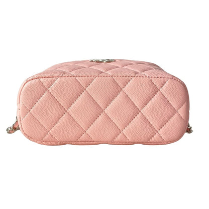 Chanel Quilted Hobo Pink Silver 2-Way Mini Bag — view 5