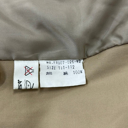Saint Laurent Yves Trench Coat Beige Long Sleeve Spring Autumn — view 4