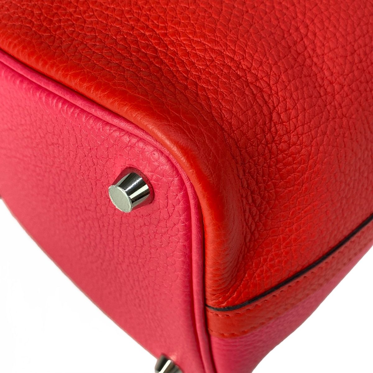 Hermes Handbag Picotin Lock Casaque de PM le Juc Rose Blue Zanzibar — view 7