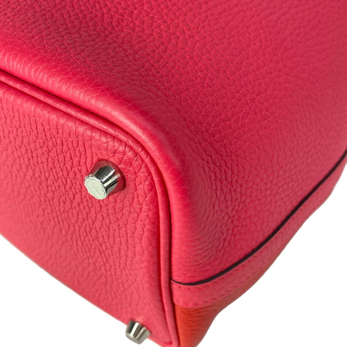 Hermes Handbag Picotin Lock Casaque de PM le Juc Rose Blue Zanzibar — view 9