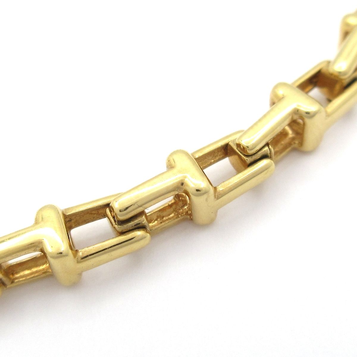 Tiffany & Co Bracelet T Narrow Chain 18k Yellow Gold — view 2