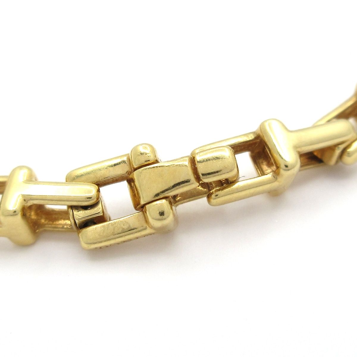 Tiffany & Co Bracelet T Narrow Chain 18k Yellow Gold — view 3